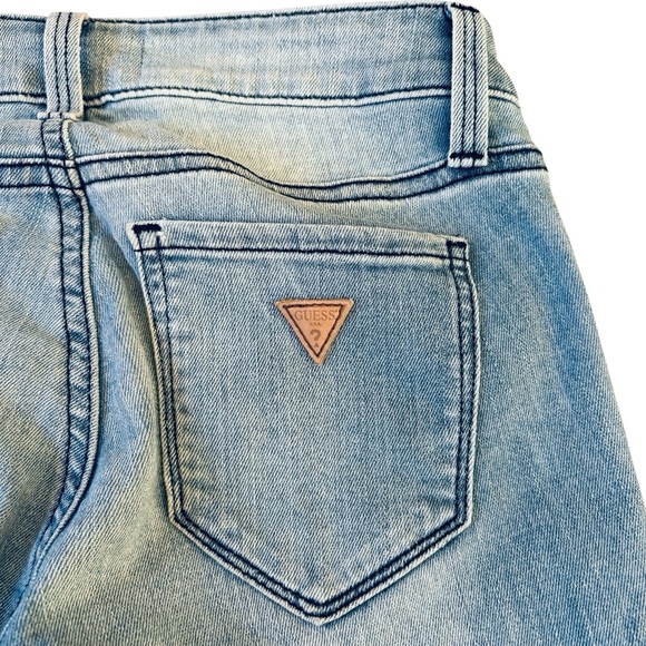 Guess 1981 Power Skinny Low Jeans, Size 24, Light Blue - Picture 10 of 11